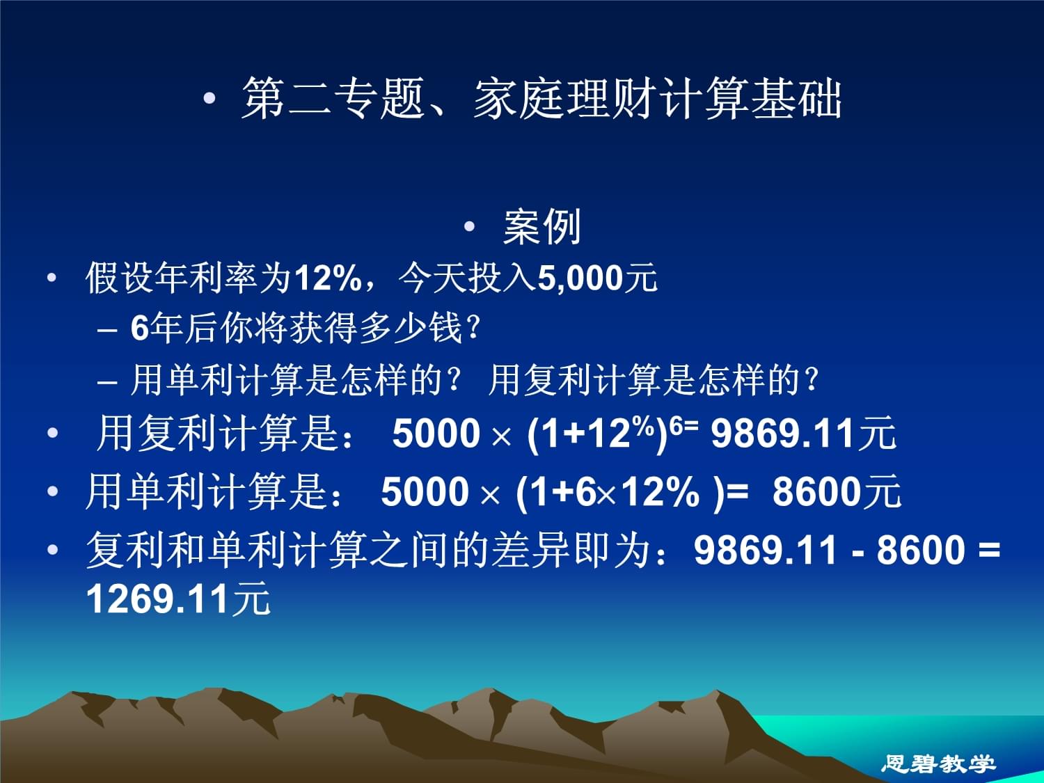 理财如何算(理财如何算收益一日的)